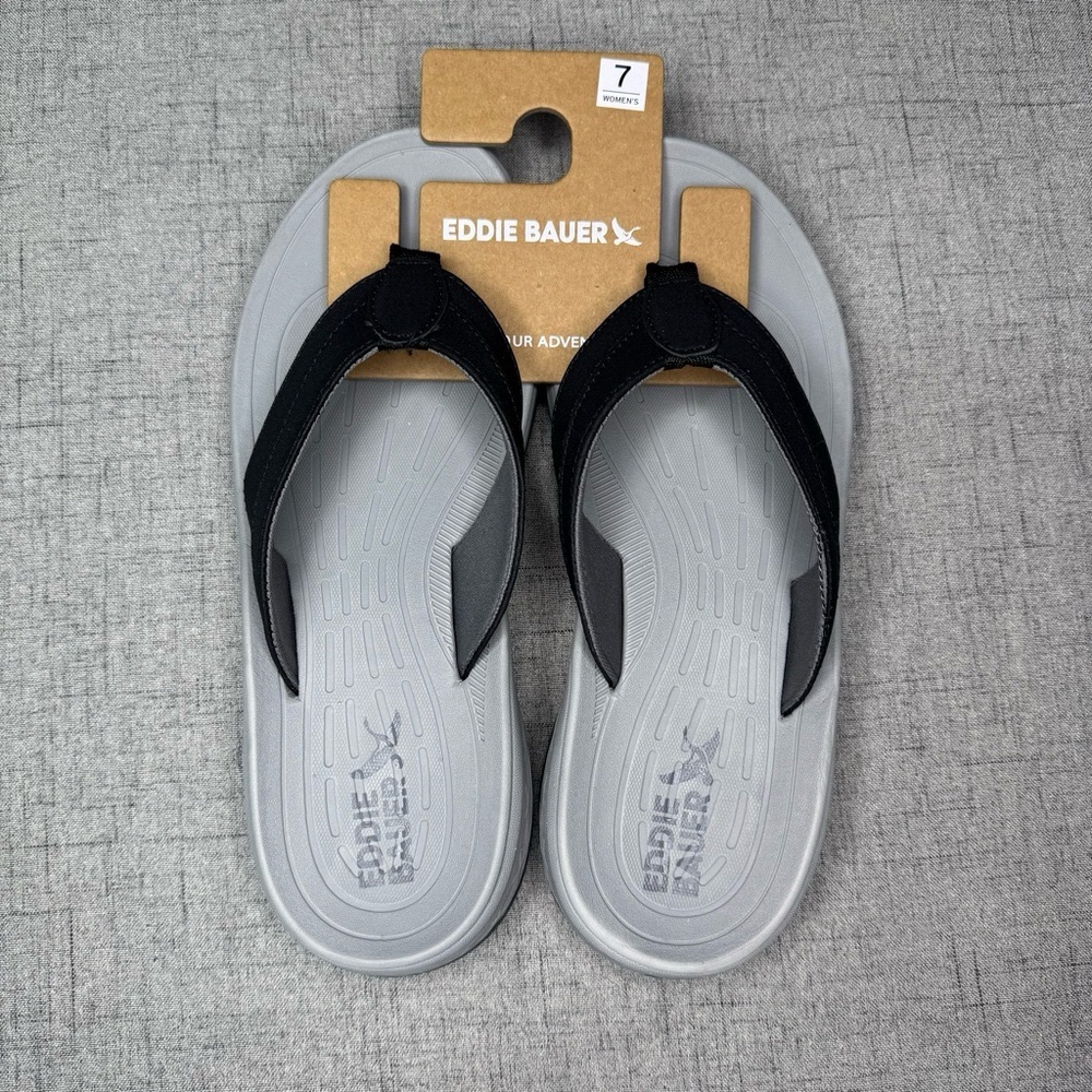 Eddie Bauer Break Point Sandals Black Summer Comfortable Walking 7 8 9 10 NWT - Picture 7 of 15